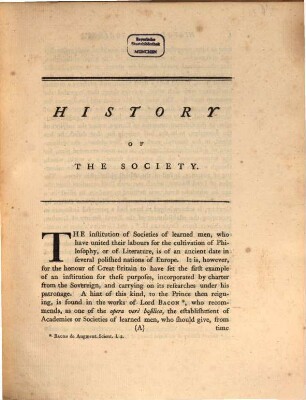 Transactions of the Royal Society of Edinburgh. 1. 1788