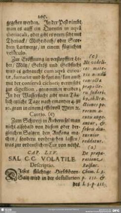 Cap. LXV. Sal C. C. Volatile