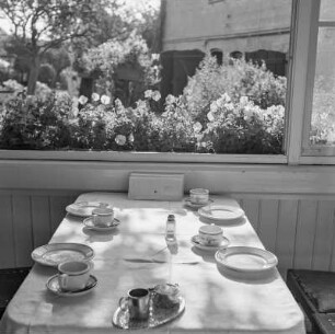 Gedeckter Tisch