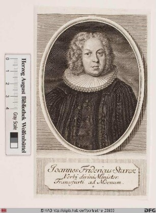 Bildnis Johann Friedrich Starck