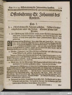 Offenbahrung St. Johannis des Apostels
