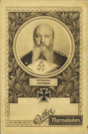 Großadmiral von Tirpitz - Oetker Marmeladen