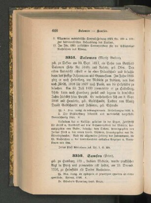 3351. Salomon (Moritz Gustav)