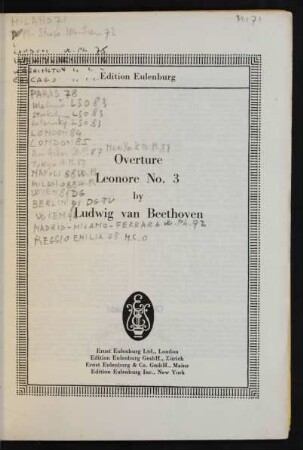 Overture Leonore No. 3