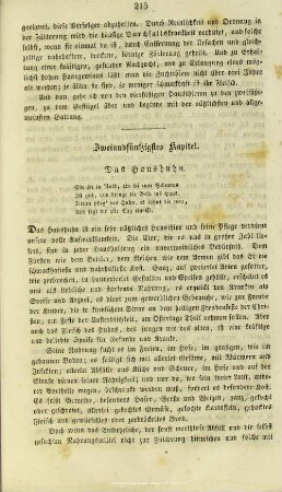 Zweiundfünfzigstes Kapitel. Das Haushuhn