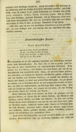Zweiundfünfzigstes Kapitel. Das Haushuhn