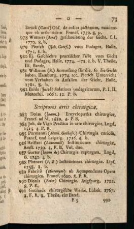 Scriptores artis chirugicae.