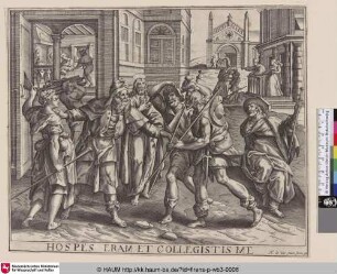 Hospes eram et collegistis me
