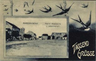 Marggrabowa - Markt Westseite u. Jaschkerstr.