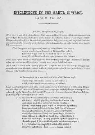 Inscriptions in Roman script