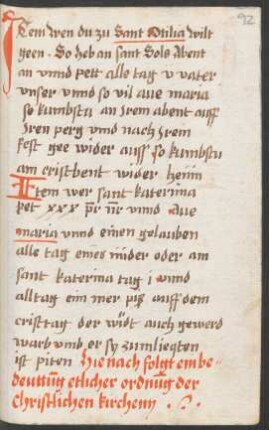 Erklärungen zu Liturgie und Ritus
