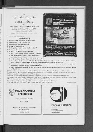 103. Jahreshauptversammlung