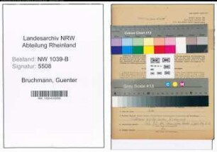 Entnazifizierung Guenter Bruchmann , geb. 22.05.1922 (Arbeiter)