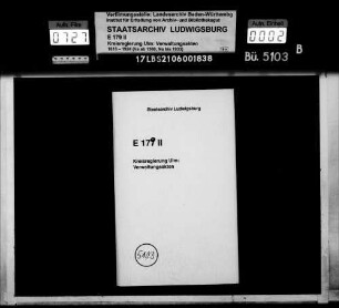Gemeinderechtsverhältnisse in Göffingen, Grieningen, Hailtingen, Hausen und Heudorf mit Burgau
