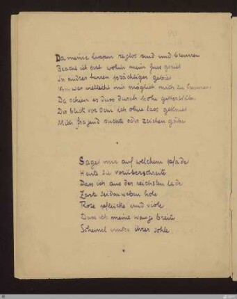 Da meine lippen reglos sind und brennen : [SW III: H14]; [SW III, S. 84/143]