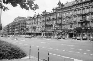 Karlsruhe: alte Häuser in der Kriegsstraße