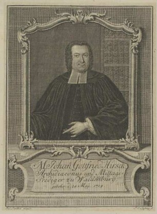 Bildnis des Johann Gottfried Hirsch