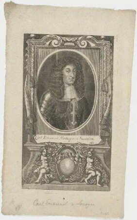 Bildnis des Carl Emanuel, Hertzog von Savoyen