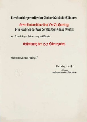 Tübingen. Neckarlandschaft : Kolorierter Kupferstich/Radierung