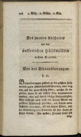 Zweiter Abschnitt. Aeußerliche Hülfsmittel.