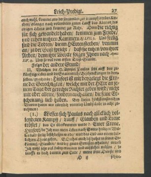 II. [Aus dem zukünfftigen Leben.]