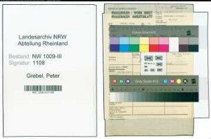Entnazifizierung Peter Grebel , geb. 30.05.1902 (Zollbeamter)