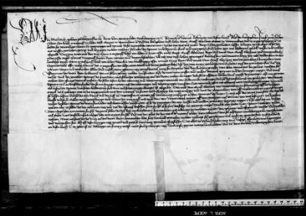 Erzherzogin Mechthild beurkundet, daß die Spenne zwischen Markgraf Karl und Graf Eberhard V. durch Schiedsrichter verglichen werden sollen.