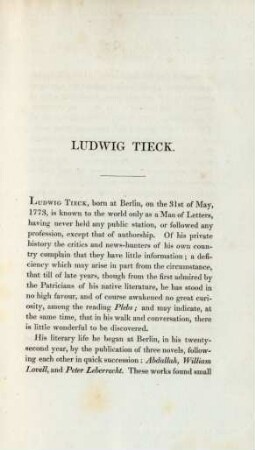 Ludwig Tieck