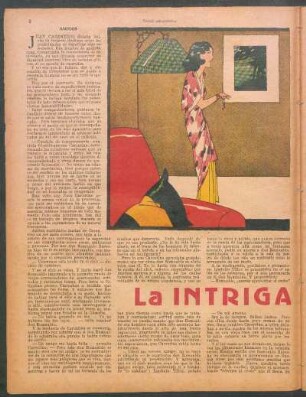 La intriga : Novela corta de Edmundo Montagne