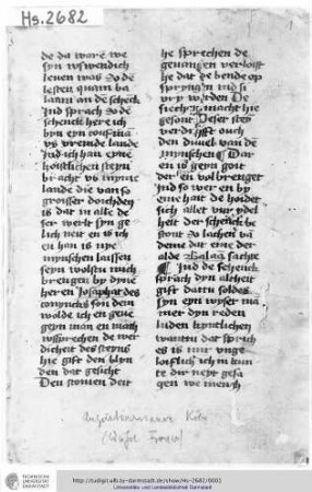 Barlaam und Josaphat. Exempla. Visio Tnugdali. Legenden.