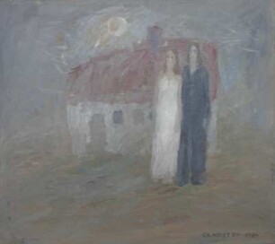 Paar vor Haus