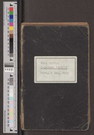 [Tagebuch 1923/II]