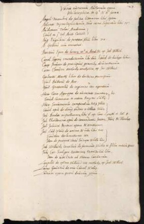 Varia variorum Authorum opera philosophica in quarta et octava forma.