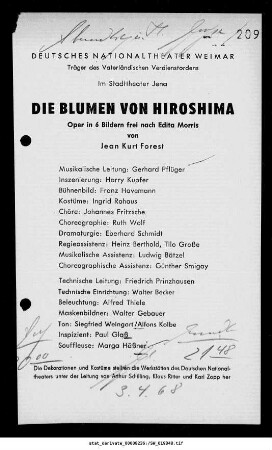 Die Blumen von Hiroshima