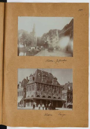 Oosterkerk, Hoorn. Waage, Hoorn: Ansichten (aus: Skizzen- und Fotoalbum 27)