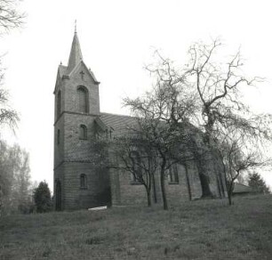 Mochow. Dorfkirche (1880). Ansicht von Süden