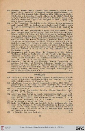 Portraits (Nr. 648 - 939)