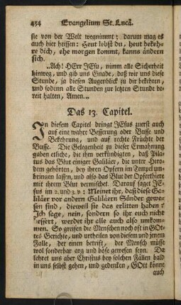 454-475, Das 13. Capitel