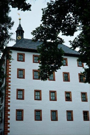 Blick auf den Ostflügel des Schlosses mit Dachreiter