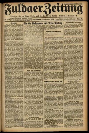 Ausgabe vom Donnerstag, den 03. Dezember 1931.