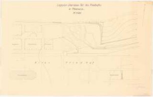 Ehrenfriedhof Meerane: Lageplan Teilgebiet des Friedhofes 1:500