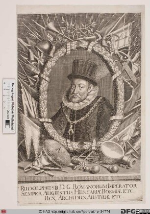 Bildnis Rudolf II., römisch-deutscher Kaiser (reg. 1576-1612)