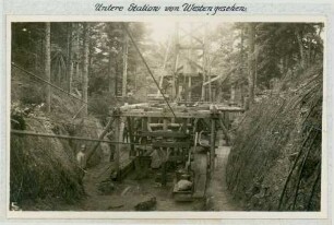 Foto der unteren Seilbahnstation am Hartmannsweilerkopf aus westlicher Sicht