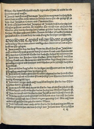 Das sibent Capitel und der sibent gangk zu dem berg Syon ...