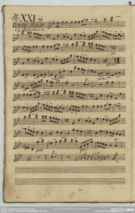 21. Anonymus, Contredanses, B-Dur