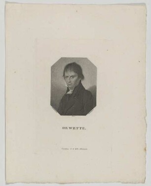 Bildnis des Wilhelm Martin Leberecht De Wette