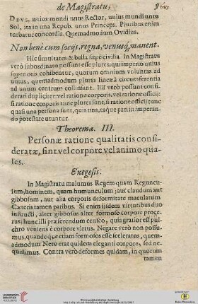 Theorema III