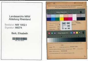 Entnazifizierung Elisabeth Berk, geb. 03.09.1897 (Geschaeftsfuehrerin)