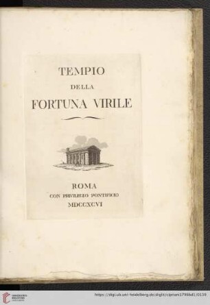 Tempio della Fortuna Virile