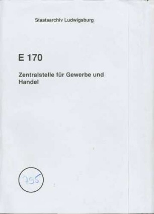 Zementfabrikation in Württemberg, insbes. durch das Württembergische Portland-Zement-Werk in Lauffen am Neckar